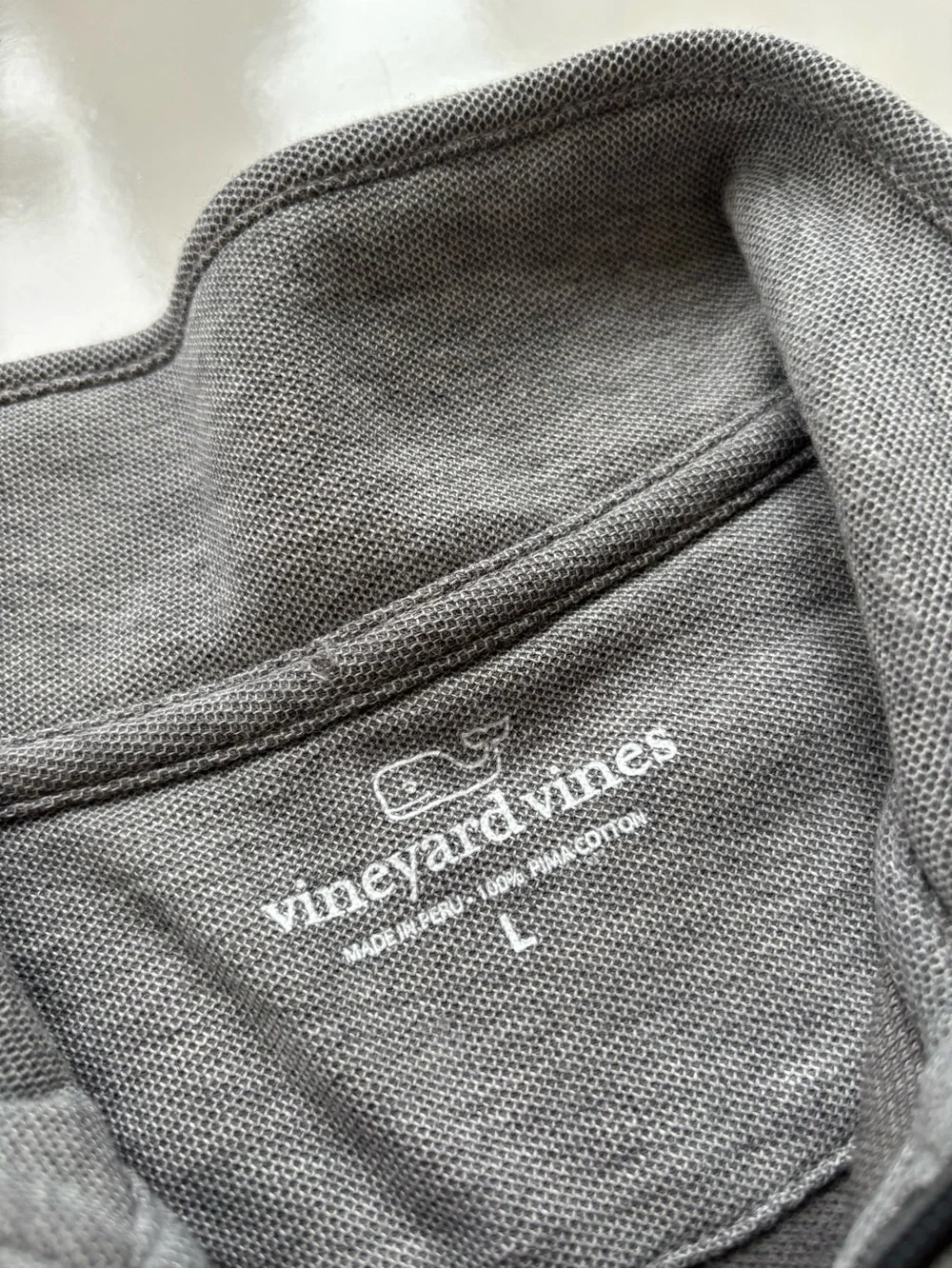 Vineyard Vines Mens Saltwater Sweater 100% Pima Cotton Half Zip NFL SAINTS LARGE